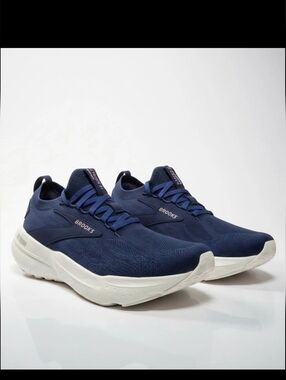 Brooks Glycerin StealthFit GTS 21 Women's Size 9.5 Running Shoes Peacoat Orchid